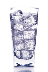 Image showing glass with ice water 