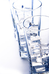 Image showing glasses with ice