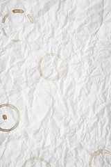 Image showing white crumpled paper