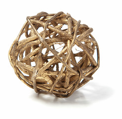 Image showing Wicker Wooden Ball