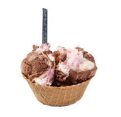 Image showing Neapolitan Ice Cream Bowl