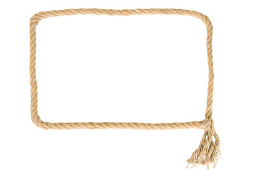 Image showing frame made from rope