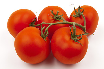 Image showing Five Tomatoes