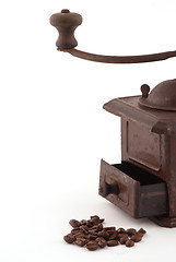 Image showing Vintage coffee grinder
