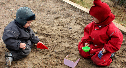 Image showing Playing in kindergarten