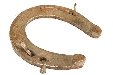 Image showing vintage horseshoe, lucky talisman symbol