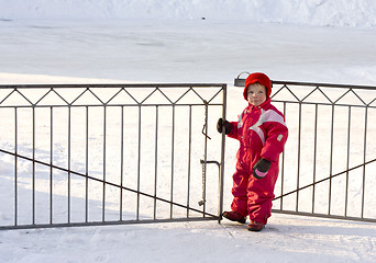 Image showing Toddler at the gate