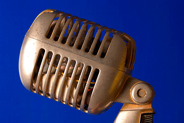 Image showing Vintage microphone