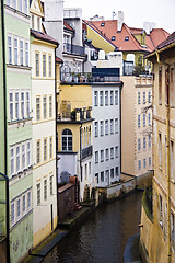 Image showing Old and colorful buildings in Prague