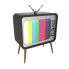 Image showing Retro TV