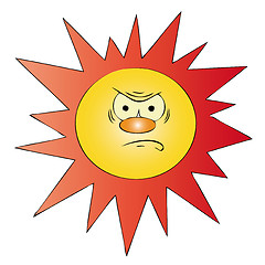 Image showing Evil sun