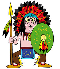 Image showing redskin