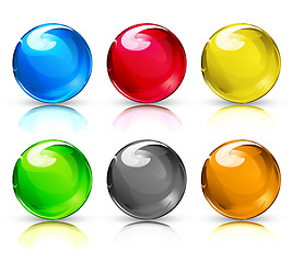 Image showing Glass balls