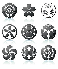 Image showing floral elements