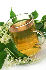 Image showing Elderflower tea