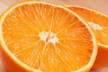 Image showing Orange close-up