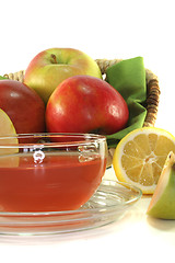 Image showing apple-lemon tea