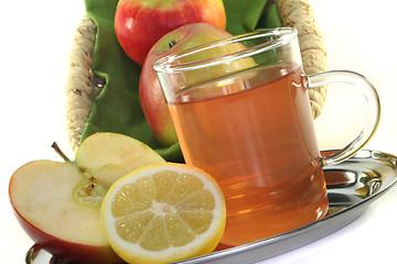 Image showing apple-lemon tea