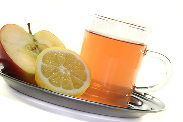 Image showing apple-lemon tea