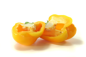 Image showing Pepper halves