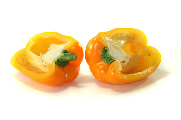 Image showing Pepper halves