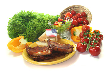 Image showing American Spareribs