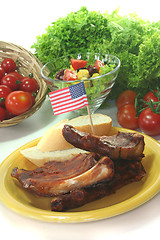 Image showing American Spareribs