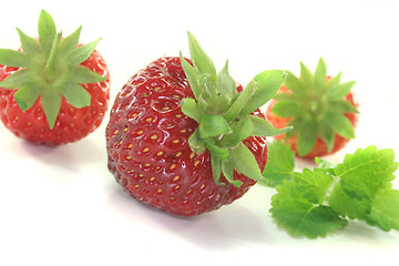 Image showing Strawberries