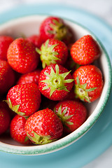 Image showing Fresh strawberries