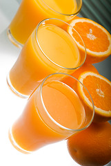 Image showing fresh orange juice