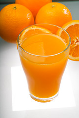 Image showing fresh orange juice