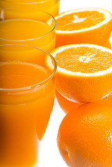 Image showing fresh orange juice