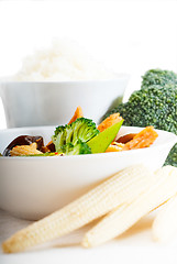Image showing tofu beancurd and vegetables