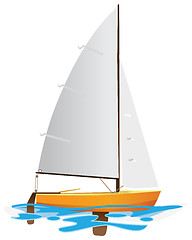 Image showing Sailing boat