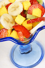 Image showing Fresh fruit salad