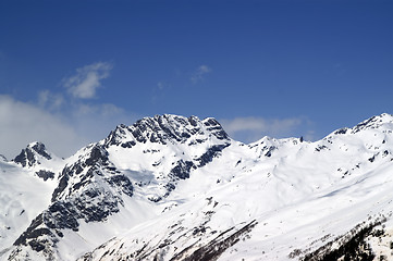 Image showing Caucasus Mountains. Dombay. Sulahat.