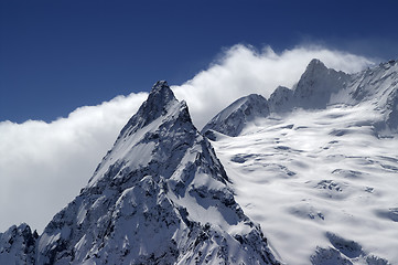 Image showing Mountains. Close-up.