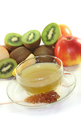 Image showing kiwi-apple tea