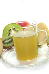 Image showing kiwi-apple tea