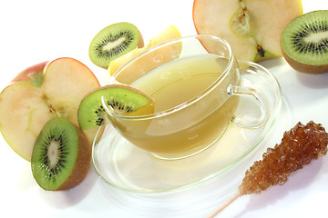 Image showing kiwi-apple tea