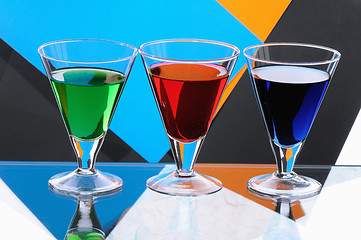 Image showing Wineglasses