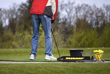 Image showing golfspiller