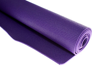 Image showing yoga mat on white