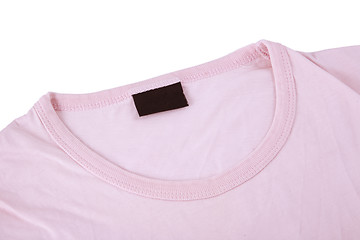 Image showing pink t-shirt and blank tag