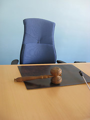 Image showing The court desk