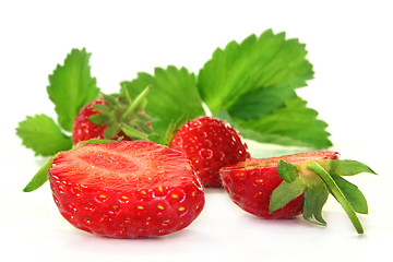 Image showing Strawberries