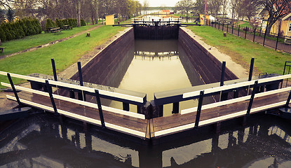 Image showing Lock chamber Sweden