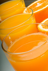 Image showing fresh orange juice