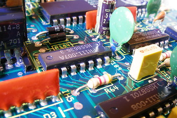 Image showing electronic component