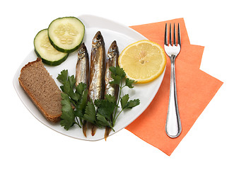 Image showing Smoked fishes